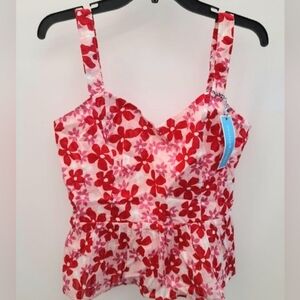 Draper James Sz 10 Tie back Top 'Exploding Daisies'